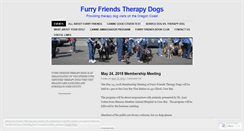 Desktop Screenshot of furryfriendstherapydogs.org